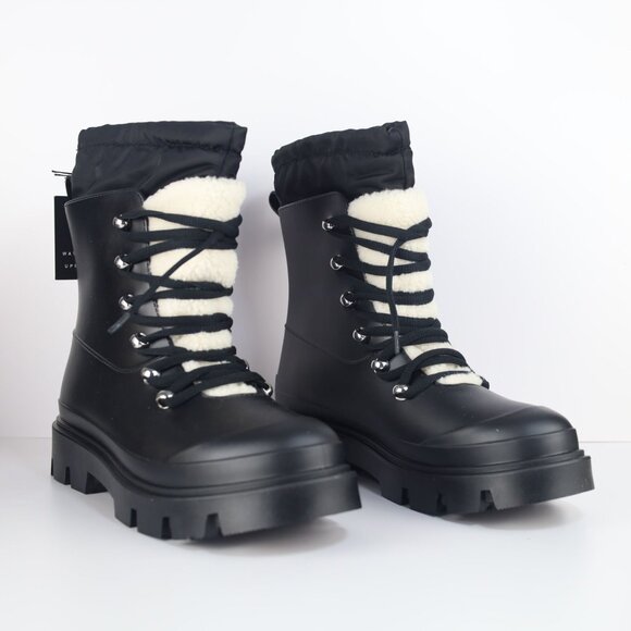 Marc Fisher Ltd. Women's Faux Fur Weatherproof Boots - Black Size 8- 0338